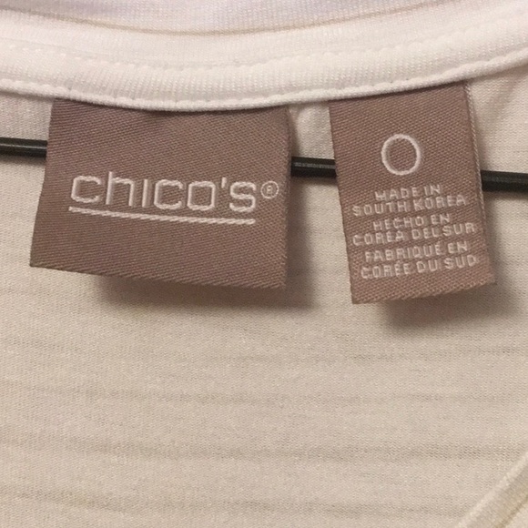3 for $30. Chicos T-shirt. - Picture 2 of 2